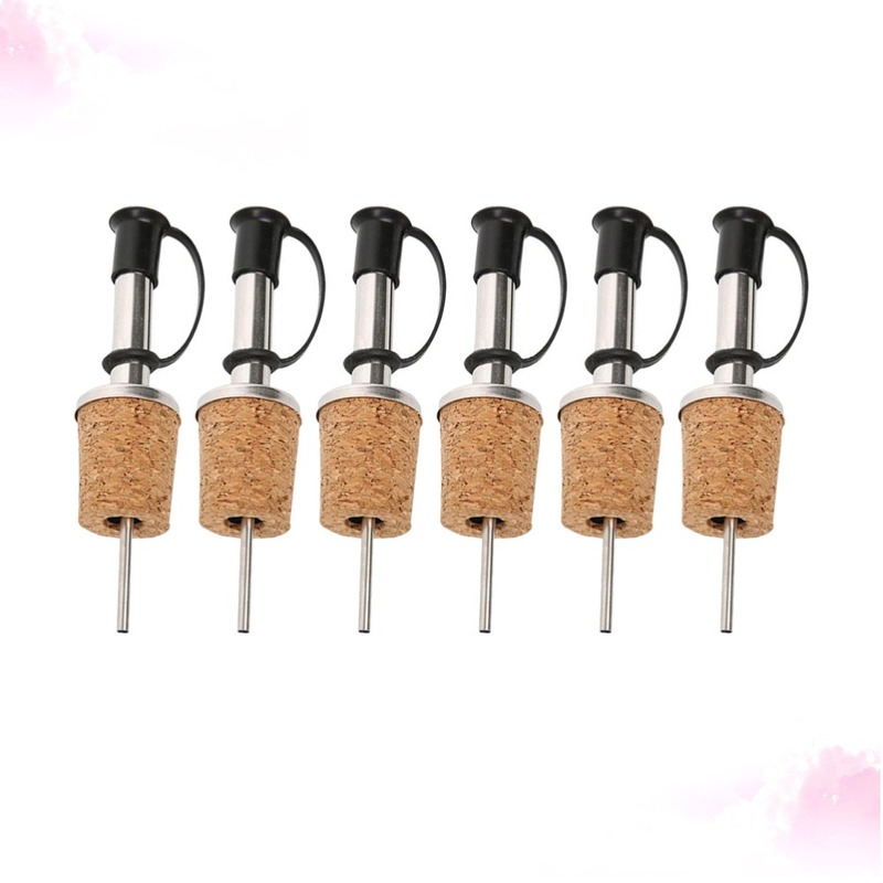 Wine Aerator Pour - Stainless Steel Wine Pourer, Cork Design,