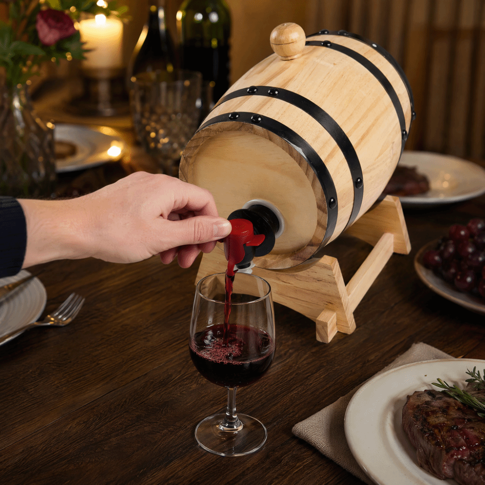 7 piece Vintage Pine Wood Wine - Wine Whiskey Beer review and price