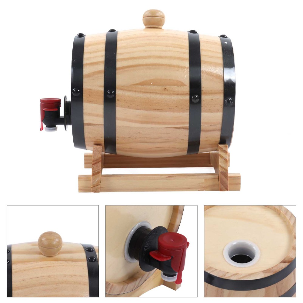 7 piece Vintage Pine Wood Wine - Wine Whiskey Beer review and price
