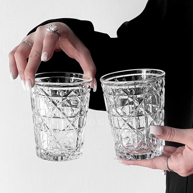 2pcs 310ml Vintage Diamond Pat - Wine Whiskey Beer review and price