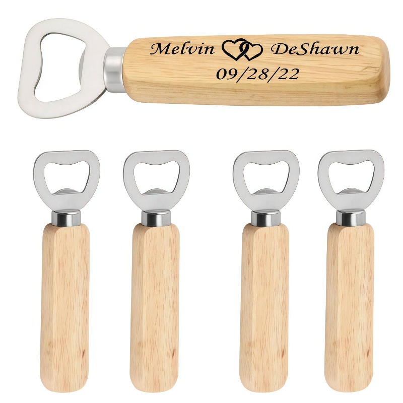 Wooden Handle Wine and Beer Bo - Wine Beer Logo review and price