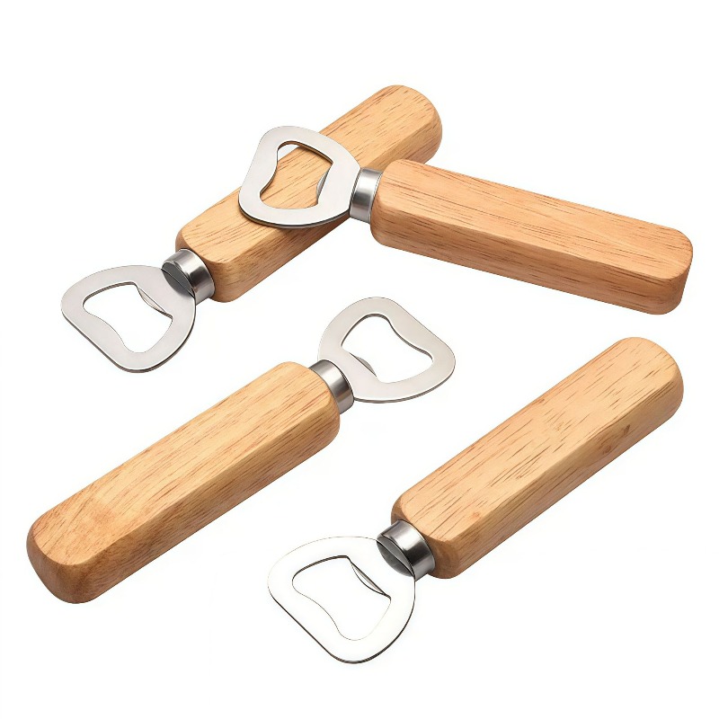 Wooden Handle Wine and Beer Bo - Wine Beer Logo review and price