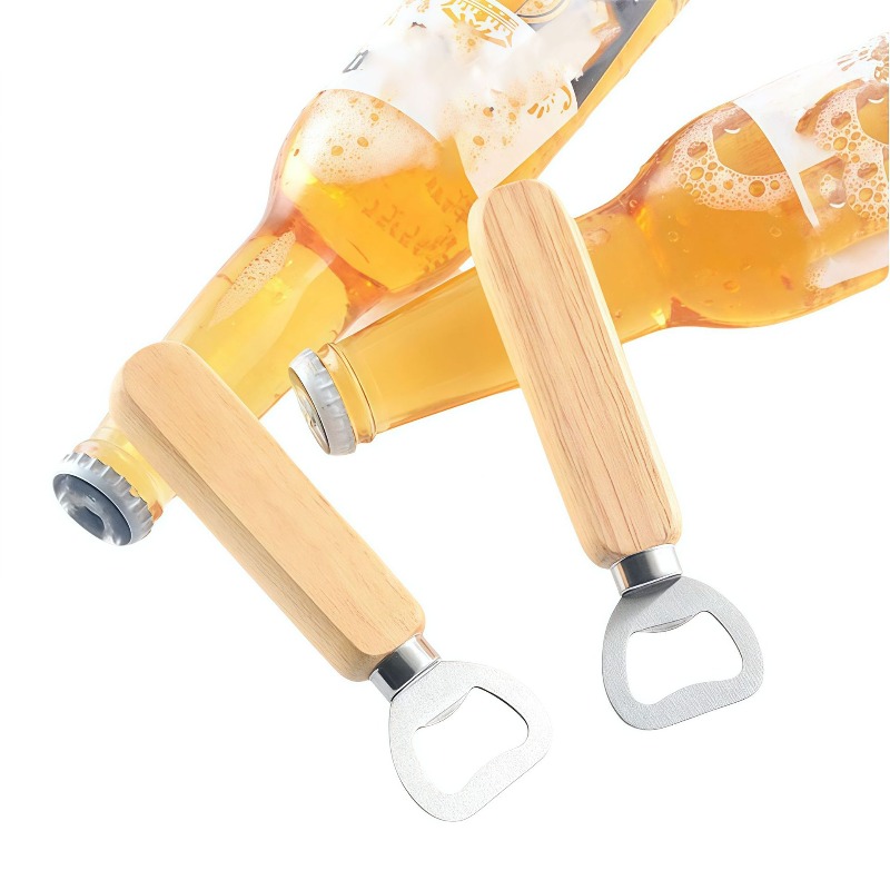 Wooden Handle Wine and Beer Bo - Wine Beer Logo review and price