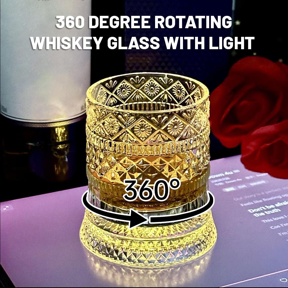 Rotating Whiskey Glass Creativ - Wine Whiskey Beer review and price