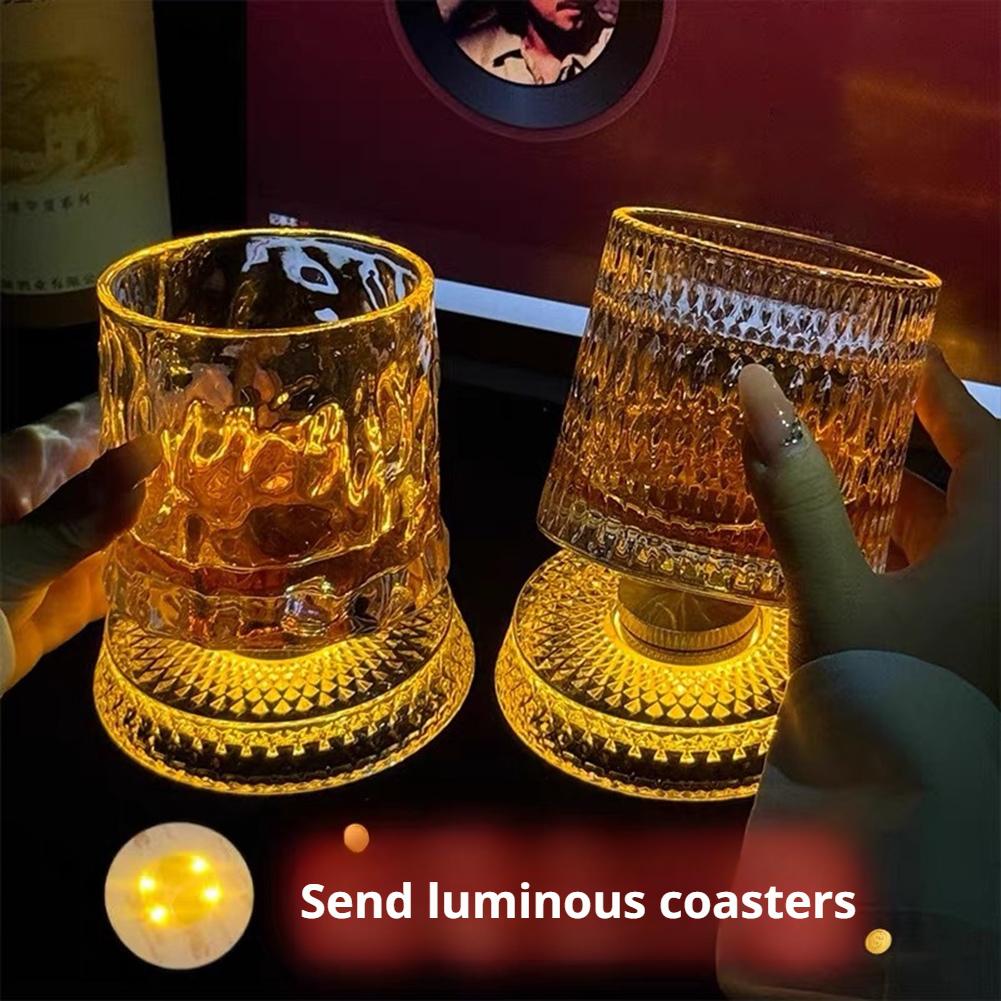 Rotating Whiskey Glass Creativ - Wine Whiskey Beer review and price