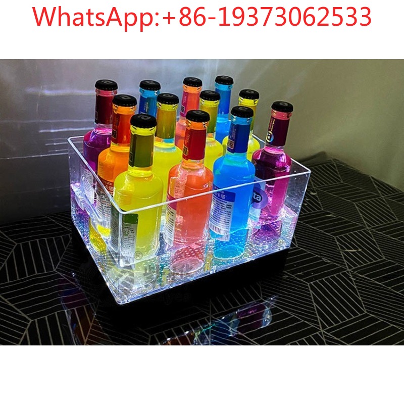 Square Luminous Ice Bucket Bar - Wine Beer & More review and price