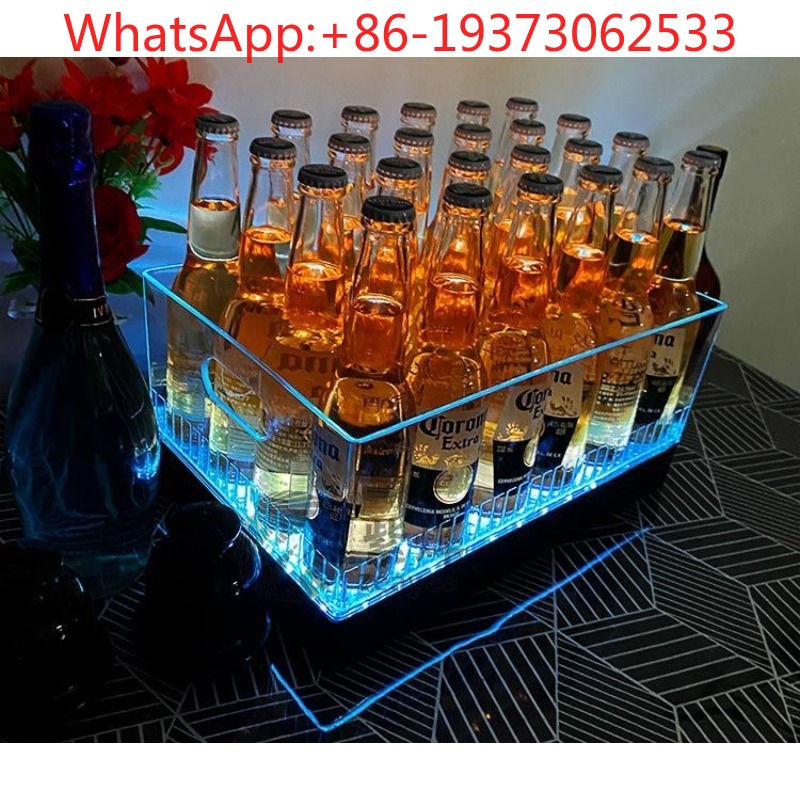 Square Luminous Ice Bucket Bar - Wine Beer & More review and price