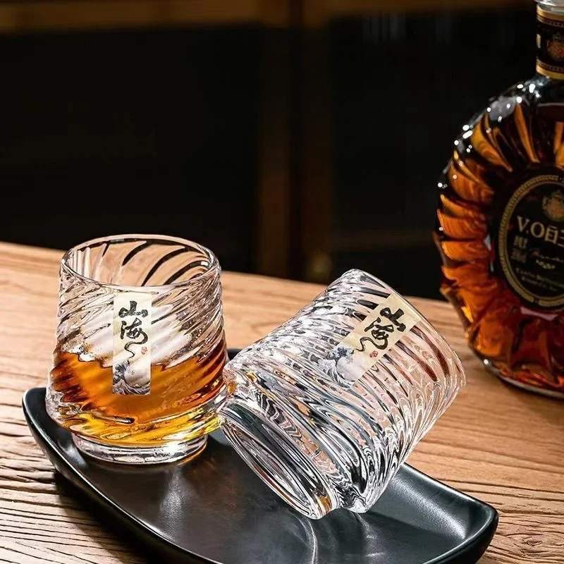 Glass Whiskey Cup Set Shanhai  - Wine Whiskey Beer review and price