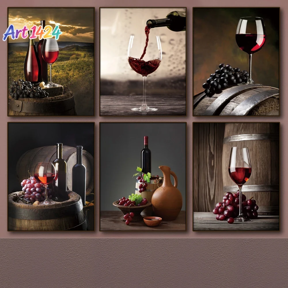 1pc frameless Canvas painting  - Wine Beer & More review and price