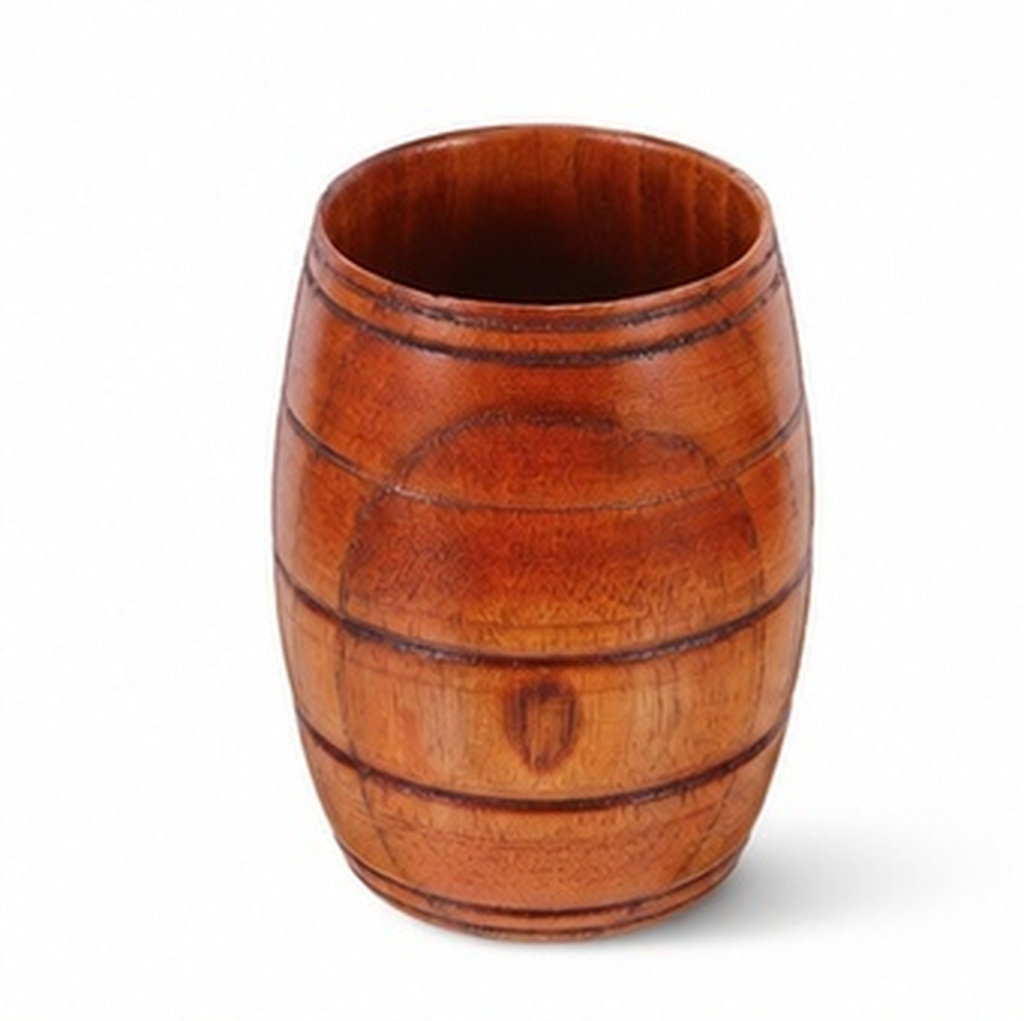 Wooden Barrel Beer Mug Natural - Wine Whiskey Beer review and price