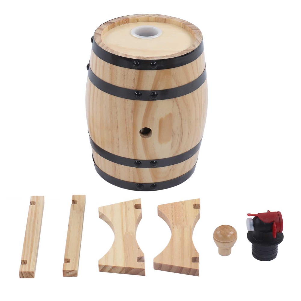 7 piece Vintage Pine Wood Wine - Wine Whiskey Beer review and price