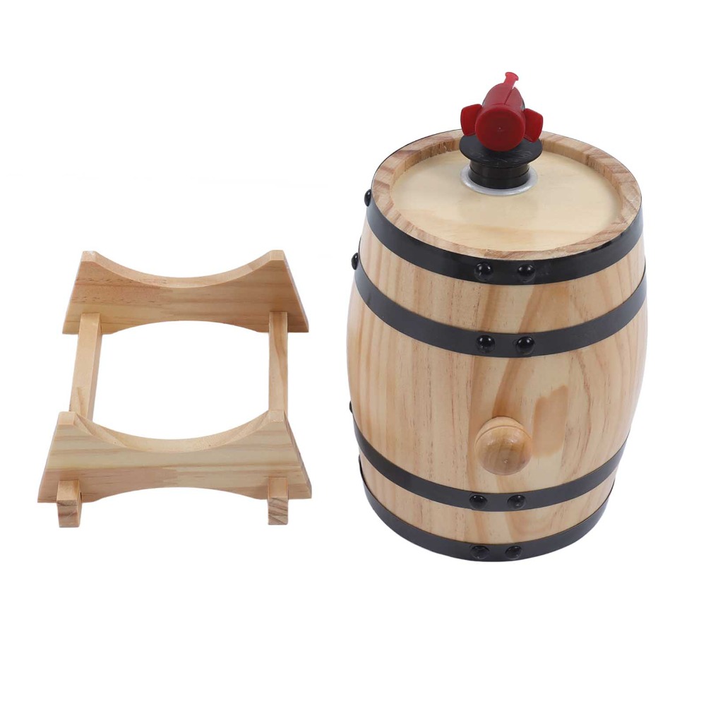 7 piece Vintage Pine Wood Wine - Wine Whiskey Beer review and price