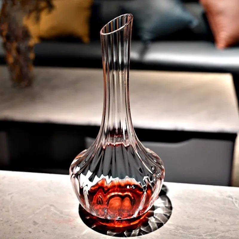 Elegant European Fluted Crysta - Wine Aerator Pour review and price
